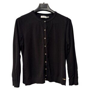Calvin Klein ladies size L long sleeve light‎ weight cardigan shirt